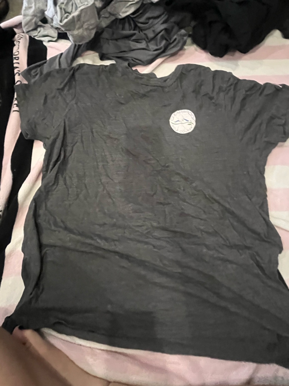 Men’s grey graphic tee league size XXL